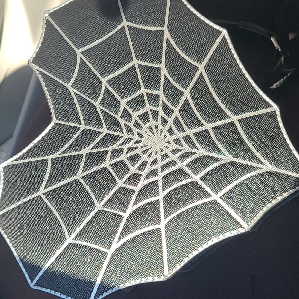 Spiderweb heart backpack